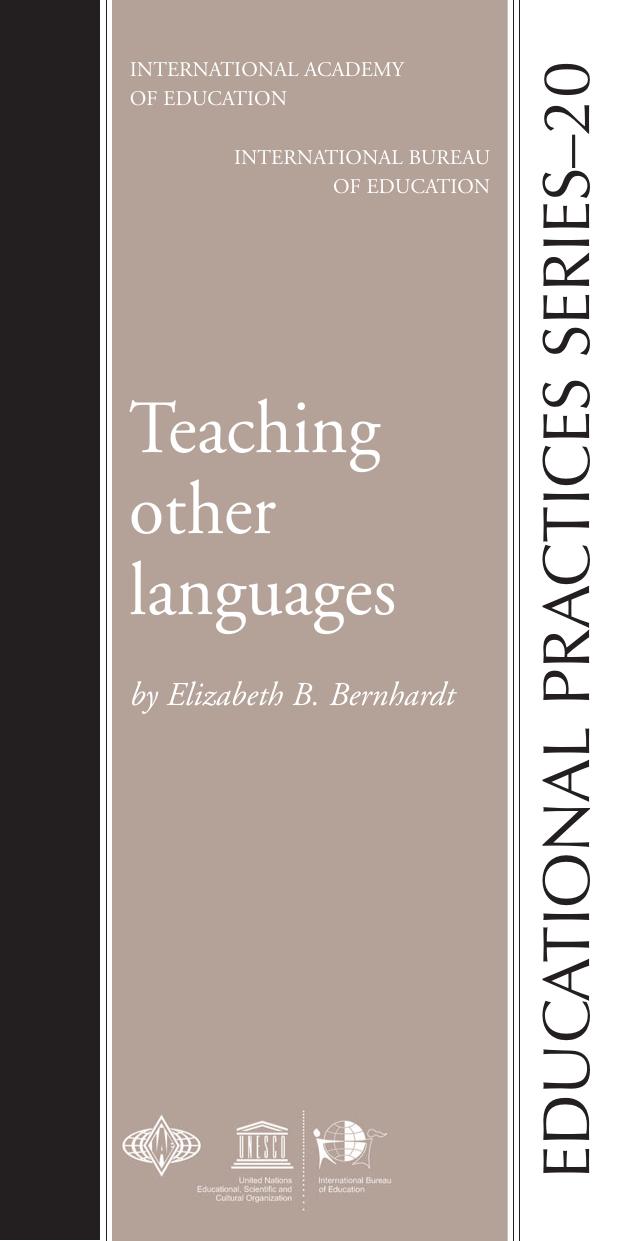 Teaching Other Languages